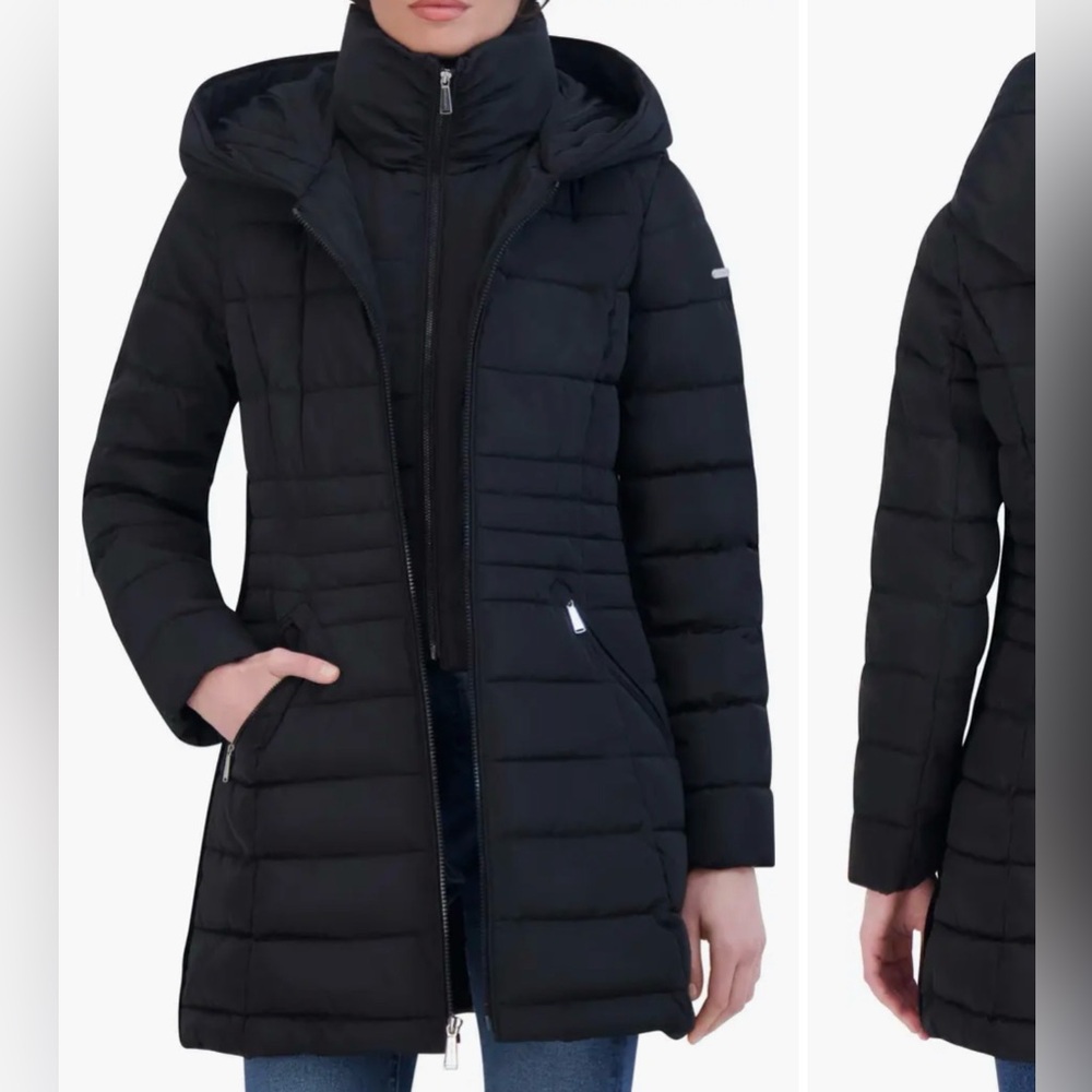 Black Women's Puffer Jacket